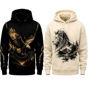 Sudadera con Capucha para Hombre Long Mission Industry, Estilo Casual Urbano, Negra, 100% Algodón, Transpirable, Forrada, Diseño Europeo y Estadounidense - Product Image 1