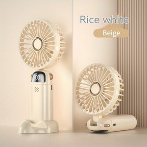Mini ventilateur portable USB 2024 pliable avec support à trois vitesses pour voiture et usage domestique, idéal pour l'extérieur ! - Product Image 1