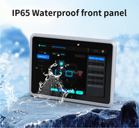 PC de panel integrado industrial de 15 pulgadas, pantalla táctil capacitiva IP65, computadora todo en uno para automatización de fábrica doméstica