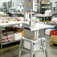 YouBan Scie à os verticale professionnelle, machine de découpe d'os de type sur pied, équipement de découpe de viande congelée et de pattes de porc
