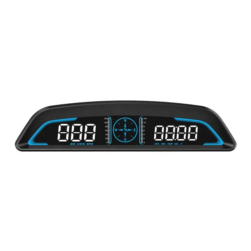 G3 araba HUD Head Up Display GPS kilometre üzerinde kart bilgisayar akıllı dijital saat Alarm göstergesi otomobil aksesuarları Cartronics