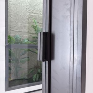 Portes <span class=keywords><strong>coulissantes</strong></span> en alliage d'aluminium sur mesure avec rupture de pont thermique, portes en verre <span class=keywords><strong>suspendues</strong></span> robustes pour balcon et cuisine - Product Image 4