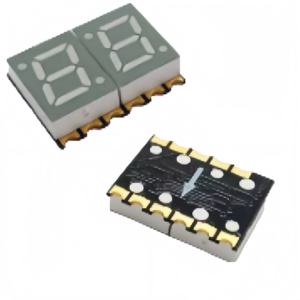 תצוגה נומרית <span class=keywords><strong>LED</strong></span> דו-ספרית בגודל 0.56 אינץ', מסוג <span class=keywords><strong>SMD</strong></span>, פולטת אור כתום עז, 7 מקטעים, תואמת RoHS, מתוצרת סין. - Product Image 3