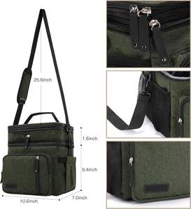 Free sample Luxury Sublimation Reusable Waterproof Insulated <b>Food</b> Lunch <b>Bag</b> with Customized Logo for Leakproof Cooler <b>Bag</b> - Product Image 3