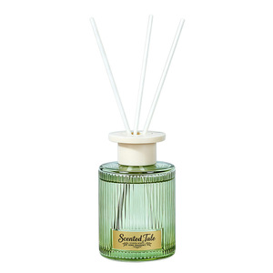 Vertical Stripe Green Glass <b>Reed</b> <b>Diffuser</b> Aromatherapy Fragrance For Home Bedroom Hotel Decor - Product Image 4
