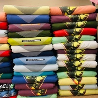 T-shirts pour hommes 100% coton à bas prix, vêtements imprimés en stock, t-shirts oversize pour hommes