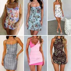 Wholesale Women's Summer Fashion Slim Fit <b>Mixed</b> Dress Inventory Randomly Shipped - Product Image 5