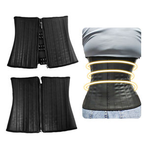 Ceinture amincissante respirante Langqin Ctrainer avec crochets, fermeture éclair et rembourrage pour les fesses, effet sauna et lifting des fesses - Product Image 2