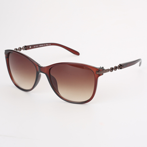 Gafas de Sol Modernas para Mujer, Montura de Plástico, Accesorios Metálicos, Protección UV400, para Exteriores, Logotipo Personalizado, Color Opcional - Product Image 1