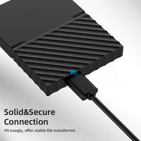 Kabel USB 3.1 Tipe C ke USB 3.0 Micro B Konektor 5Gbps 5V 3A Hard Drive USB C ke Micro B