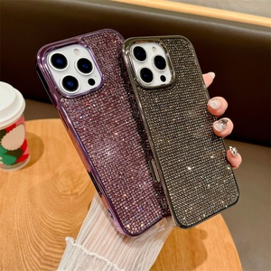 Funda de Teléfono Móvil de Lujo con Diamantes Brillantes para iPhone 16 Pro Max, 15 Pro, 14, 13, 12, a Prueba de Golpes y Protectora - Product Image 2
