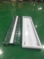 Luminaire fluorescent moderne à grille T8 2x36W 0,6m à persiennes 2'x2' 1x4' pour éclairage de bureau/salle de classe avec garantie de 5 ans