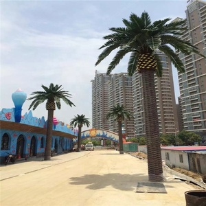 Tự nhiên tìm kiếm trong nhà ngoài trời lớn Trang trí sợi thủy tinh chống UV nhân tạo ngày cây cọ - Product Image 4