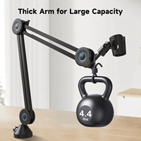 MIC01 Support de bras de microphone Studio Broadcasting Streaming Gaming Microphone Mic Boom Arm Desk Mount