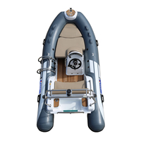 HAOHAI Certifié CE RIB390CL Bateau pneumatique rigide de 3,9 m pour le sport nautique |   PVC Hypalon Double V-deep Léger