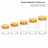 Bouteilles en verre pharmaceutiques pour compléments vitaminiques, contenants alimentaires, pots en plastique écologiques de 2 oz, 3 oz, 120 ml, 150 ml, 180 ml