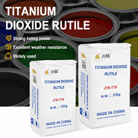 Dioxyde de titane de qualité industrielle HLBC JTR-779, pureté 93 %, rutile, poudre blanche, CAS 13463-67-7