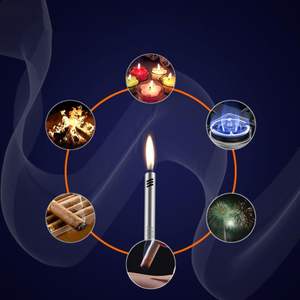 Encendedores Electrónicos Recargables con Forma de Corazón al por Mayor, Encendedores de Cocina USB Resistentes al Viento con Logotipo Personalizado - Product Image 6