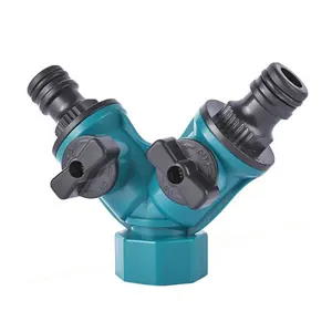 Cao Cấp Nhựa 2-Way <span class=keywords><strong>Y</strong></span> Định Hình Kép Tap Kết Nối Với Chuyển Đổi Van Cho Vườn Lawn Nhà Má<span class=keywords><strong>y</strong></span> Tưới Nhỏ Giọt Thủ<span class=keywords><strong>y</strong></span> Lợi 3/4 - Product Image 1