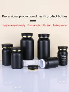 80 Ml Full Color Printed Plastic Medical Bottle Portable PET Pill Dispensing Containers Pill Capsule Jars Vitamin Container