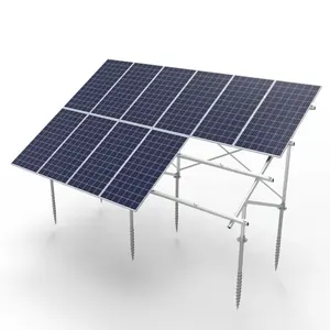 太阳能结构建筑用10MW太阳能电池板地面安装栏杆供电装置