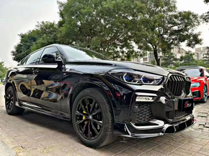 Kit carrozzeria auto all'ingrosso di fabbrica per <span class=keywords><strong>BMW</strong></span> <span class=keywords><strong>X6</strong></span> G06 Upgrade Black Warrior Body Kit Full paraurti labbro LED griglia copertura specchietto retrovisore - Product Image 4