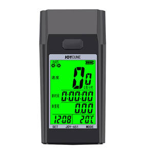 Ordenador inalámbrico para bicicleta Joycune Joy-651 con pantalla de velocidad y termómetro, resistente al agua Ip65, LCD multifunción para ciclismo - Product Image 1