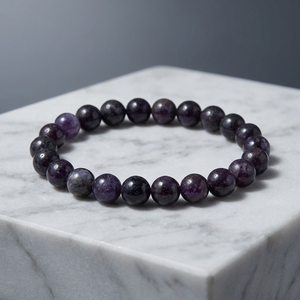 Classic Natural Agate Beaded <b>Bracelet</b> Unisex Stone Jewelry Gift Style <b>Healing</b> Crystal Rhinestone Gujarat - Product Image 3