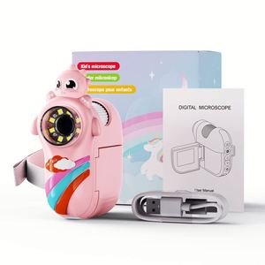 Cross-border Explosions Children's <b>Microscope</b> Camera Two-in-one Outdoor Observation HD 200W Primary School Educational Toys - Product Image 1