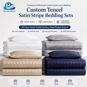 Juego de Ropa de Cama de Lyocell Premium Transpirable, Suave y Sedoso de Alta Densidad 400TC, Certificado OEKO-TEX y Auditado por BSCI de Cloudland - Product Image 3