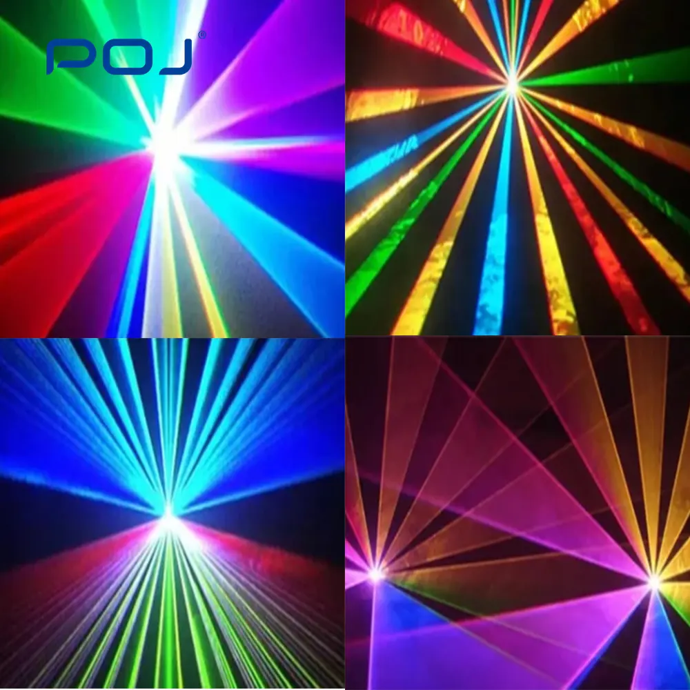 POJ OJ-J0612 Rgb Laser Led Laser Colour Lights Luces Para Discotecas