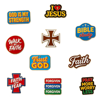 Autocollants Métalliques Chrétiens Personnalisés en Émail pour Téléphone – Croix Spirituelle, Décalcomanies Religieuses, Souvenirs d'Église, Cadeaux – Service Commercial Fiable