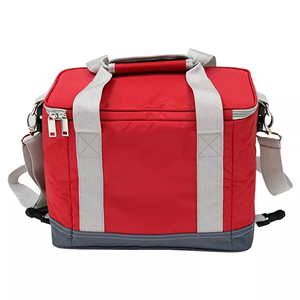 Sac isotherme réutilisable et pliable pour pique-nique, bière, vin, avec bandoulière réglable - Product Image 5