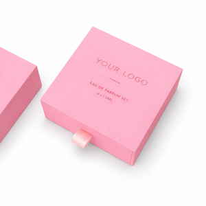 Caja de Embalaje de Papel para Fragancias Personalizadas, con Cajón Deslizable y Cinta, Caja de Muestras de Perfume, Impresión Personalizada, Fábrica OEM - Product Image 2