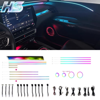 Éclairage d'ambiance intérieur de voiture 64 couleurs 18-en-1, bande lumineuse LED RGB pour Lexus RX 350h 2023-2025