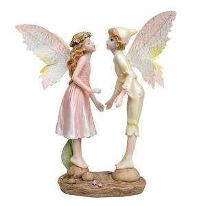 Kissing Couple Love Angel un par de artesanías de resina decoraciones para el hogar dando regalos de boda para recién casados - Product Image 1
