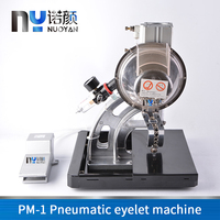 Nouvelle machine à œillets pneumatique automatique NUOYAN PM-1 (10 mm) avec table pour utilisation avec imprimante à jet d'encre