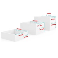 Présentoir à desserts en acrylique blanc alimenté au carburant pour hôtels et restaurants, équipement de buffet de traiteur, support à gâteaux, plateau de service FULAIXIN