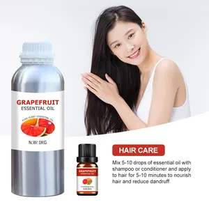 Factory Direct Sale Aromatherapy Oil Grapefruit Essential Essantial Candle Flavor Scent Fragrance Bulk Plant Extract Hotel Skin