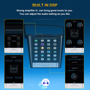 10.4 pollici Touch Car Screen lettore Android GPS navigazione Auto Stereo Video lettore <span class=keywords><strong>DVD</strong></span> per <span class=keywords><strong>VW</strong></span> GOLF 7 2013- WIFI DSP FM - Product Image 4