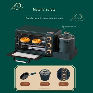 <span class=keywords><strong>Four</strong></span> friture & vapeur machine 4-in-1breakfast machine contrôle indépendant de la température entièrement automatique petits appareils ménagers - Product Image 4