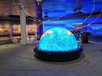 Pantalla LED Esférica Interior a Todo Color P4 para Sala de Exposiciones, Pantalla LED de Bola, Globo Publicitario, Pantalla Bola