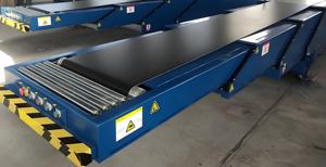 Logistiek transport / aanhangwagen met uittrekbare telescopische bandtransportband voor zakken en dozen - Product Image 5