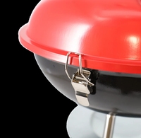 Bouilloire portable en acier et métal de 14 pouces Barbecue à charbon de bois Style premium léger pour le camping et les voyages
