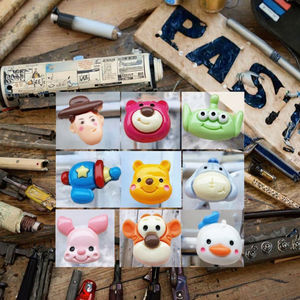 Ciondoli in Resina Piatta Zili con Immagini <span class=keywords><strong>di</strong></span> Personaggi Anime e Cartoni Animati, Accessori per Gioielli Fai-da-Te, Materiali Decorativi Semi-Lavorati - Product Image 3