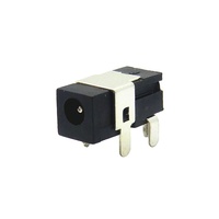 Prise d'alimentation CC 30V KD DS-008 2A en laiton plaqué argent, largeur d'entrée 0,7 mm, connecteur femelle 3 pôles en nylon, certifié ISO9001