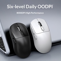 Ratón Inalámbrico para Juegos T-WOLF X4 para Sensor Yingst S203, 6 Botones, Diseño Ligero, Soporte para Macros, Software de Controladores
