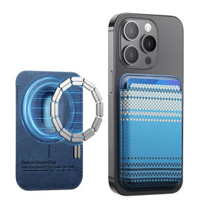 Étui pour téléphone portable Apple avec porte-cartes magnétique, coutures rayées, Kevlar, porte-cartes magnétique robuste - Product Image 4