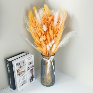 Lot de <span class=keywords><strong>fleurs</strong></span> <span class=keywords><strong>séchées</strong></span> bohèmes en vrac, mélange de <span class=keywords><strong>fleurs</strong></span> <span class=keywords><strong>séchées</strong></span> naturelles pour arrangements floraux DIY, décoration de mariage, événements et vases à domicile - Product Image 6