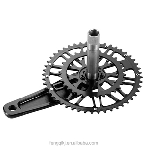 Pédalier de vélo de montagne 170/175MM 50-34T 52-36T alliage d'aluminium rond ovale étroit large anneau de chaîne pédalier pédalier de vélo - Product Image 4